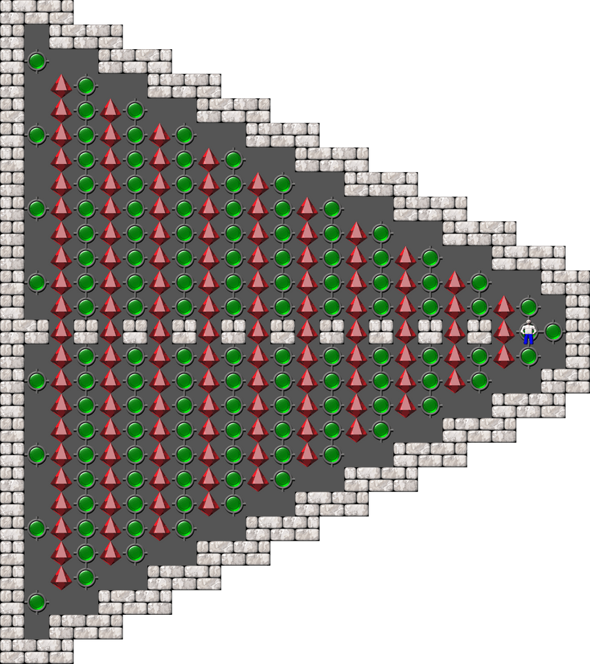 Sokoban Monry and Panda Arranged level 64